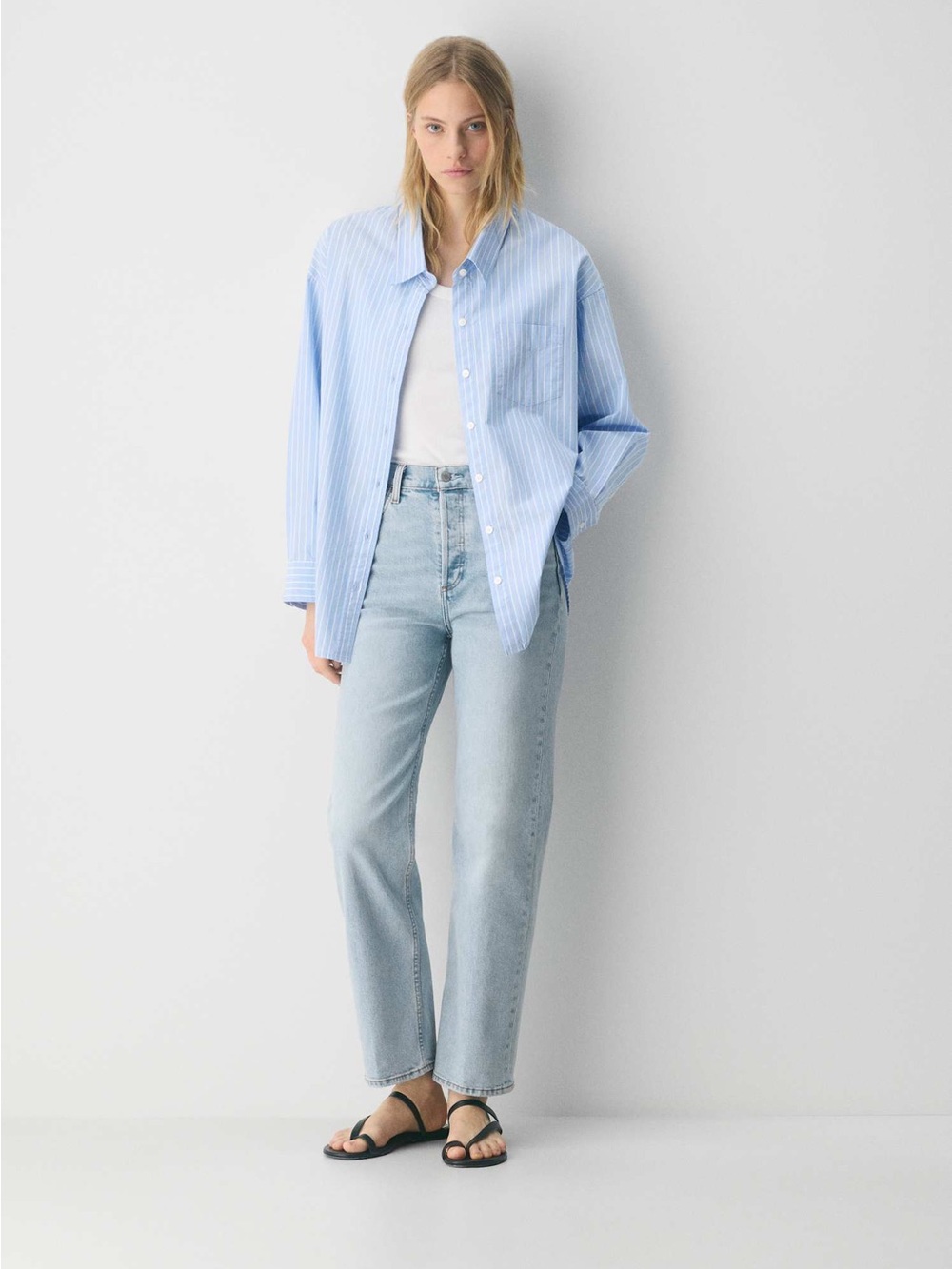 DENIM Forum arlo high rise straight